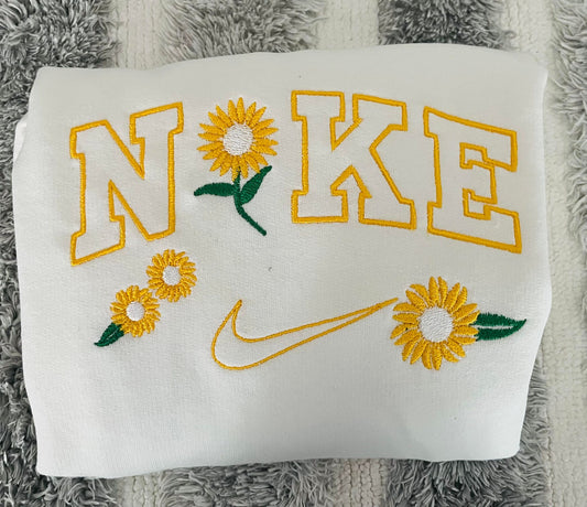 Sunflower embroidered Sweatshirt