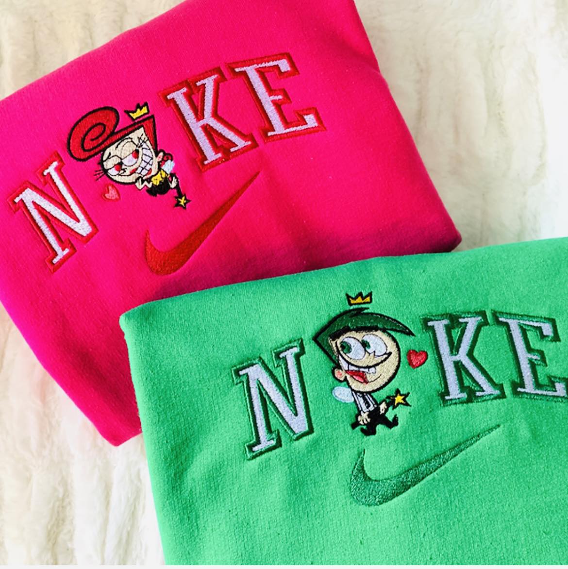 Fairy Love Matching Set embroidered Sweatshirt