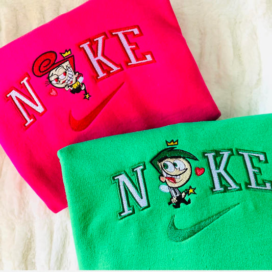 Fairy Love Matching Set embroidered Sweatshirt