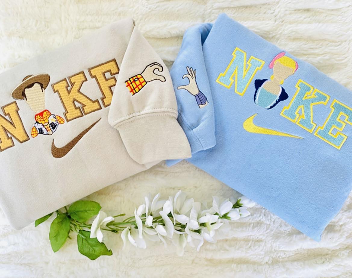 Cowboy & Peep Matching Set embroidered Sweatshirt