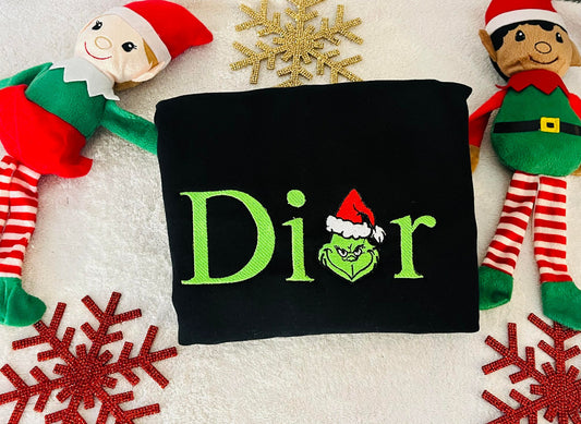 D Grinch Brand embroidered Sweatshirt