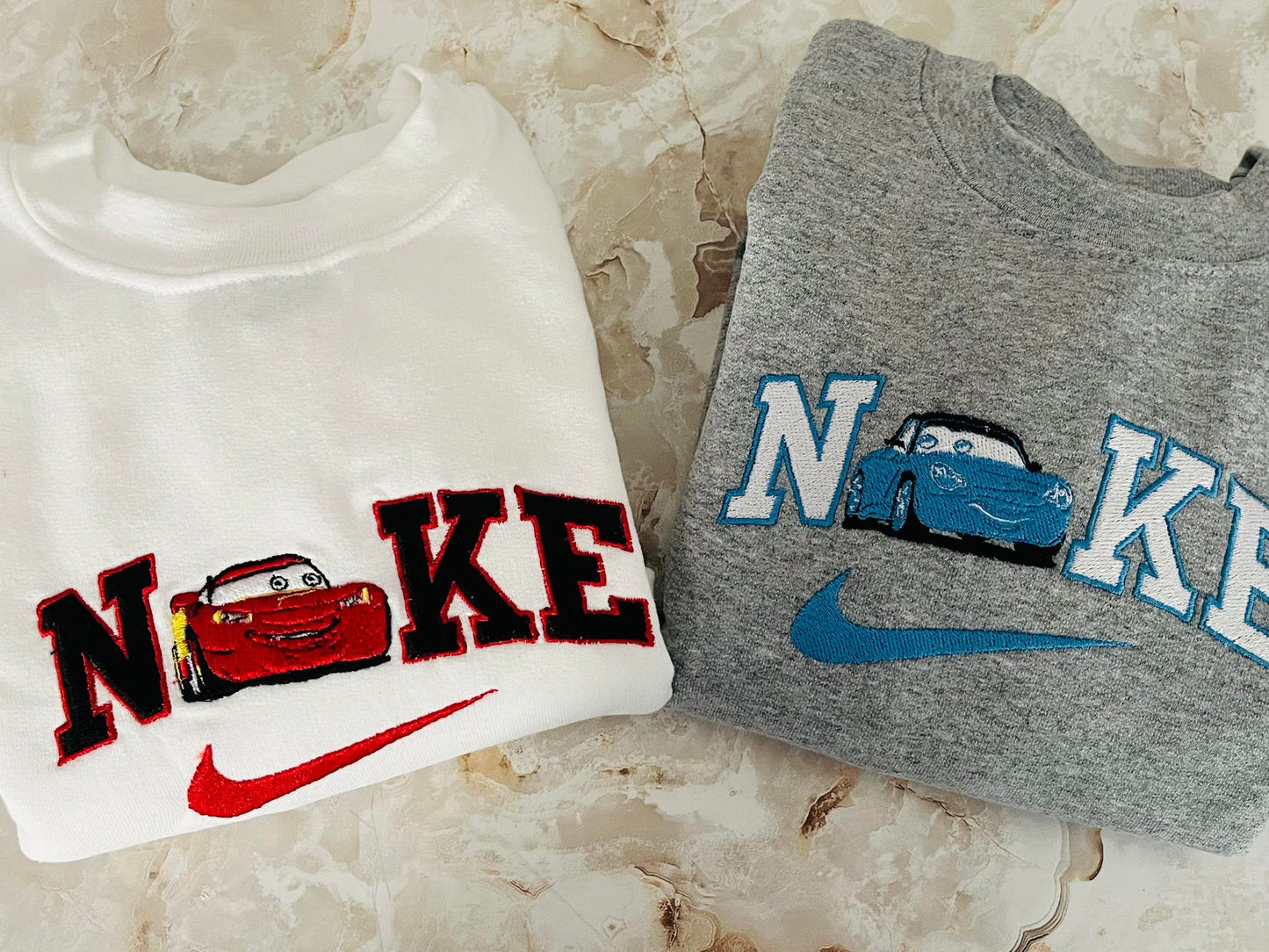 Cars Matching Set embroidered Sweatshirt