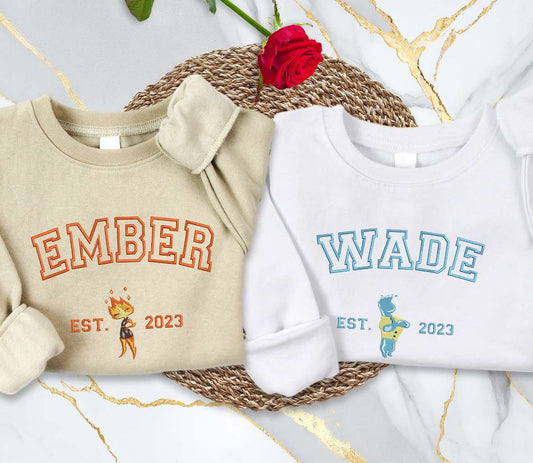 Elemental Matching Set embroidered Sweatshirt