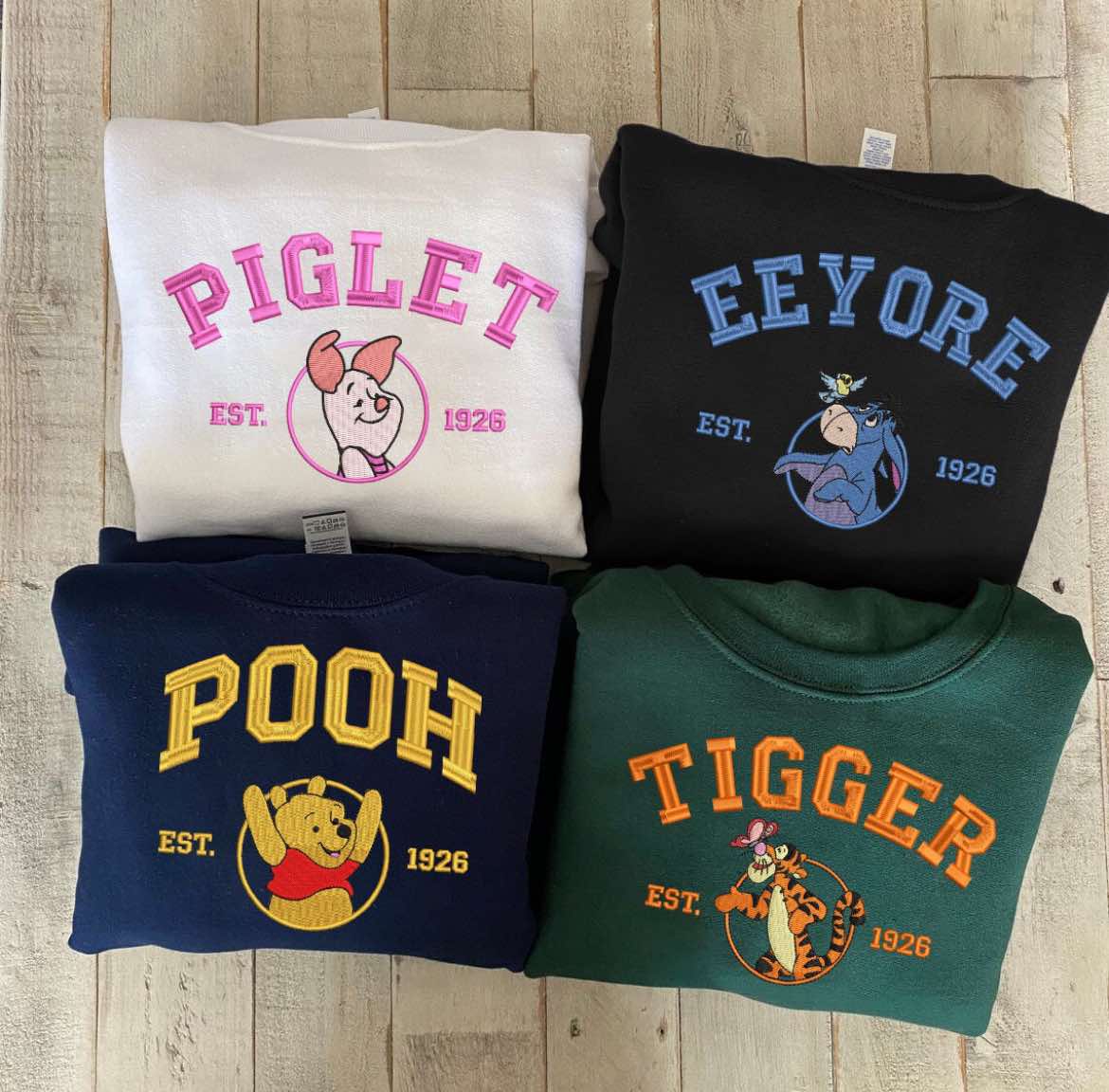 Winnie Pooh and Friends embroidered Sweatshirt