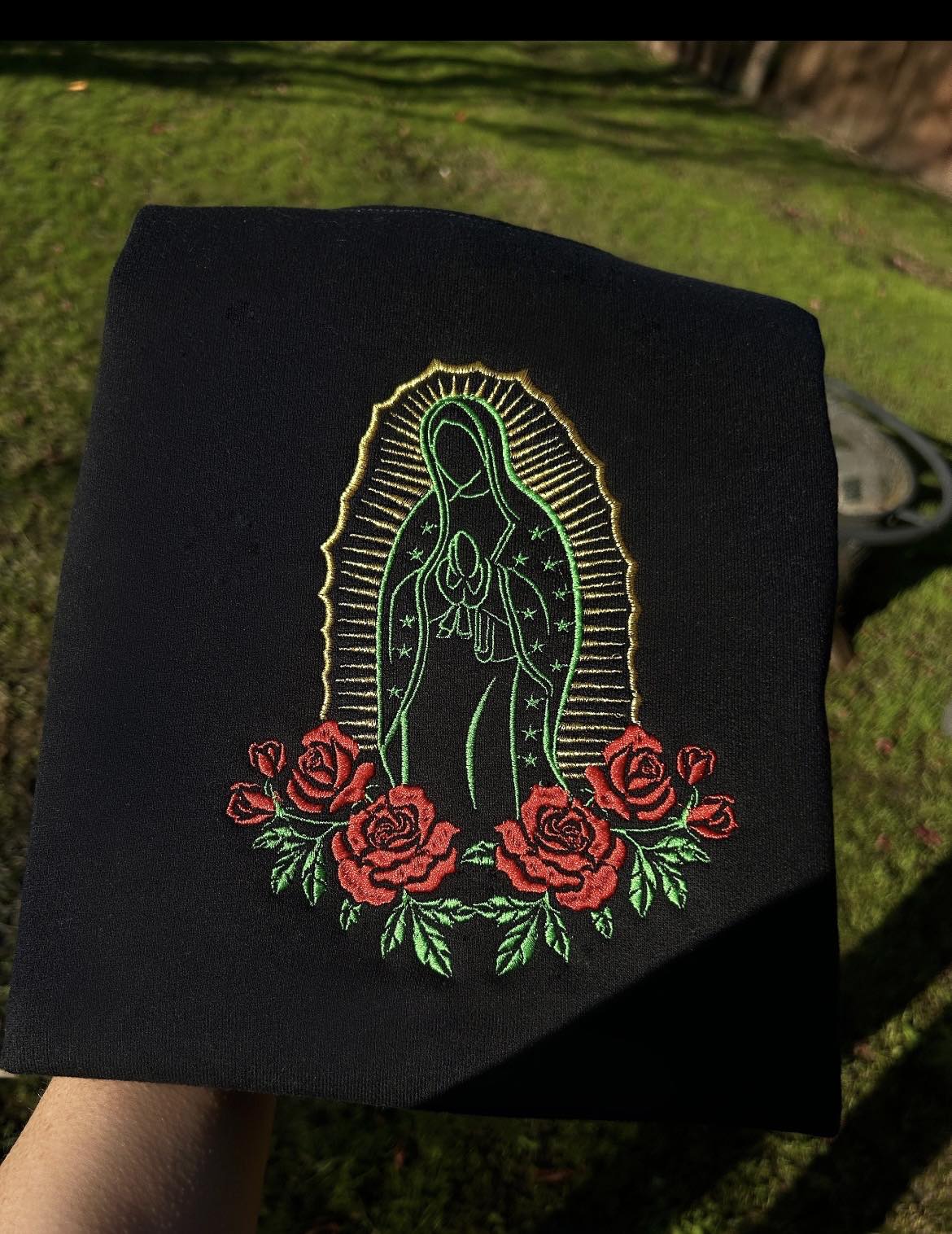 Virgin of Guadalupe embroidered Sweatshirt