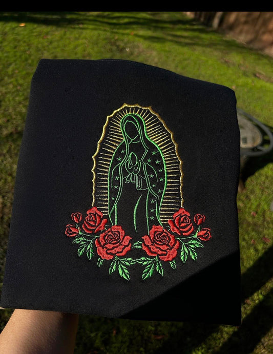 Virgin of Guadalupe embroidered Sweatshirt