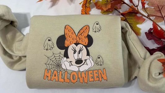 Minnie Halloween embroidered Sweatshirt