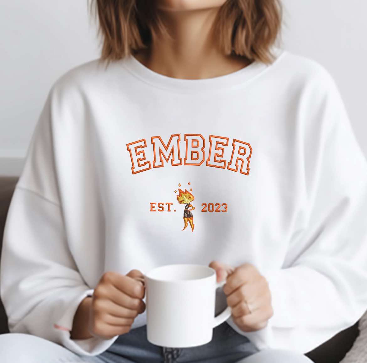 Elemental Matching Set embroidered Sweatshirt